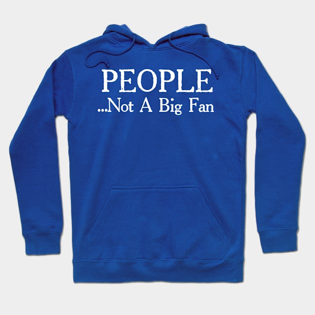 People Not a Big Fan 1 Hoodie by trahaubayshop